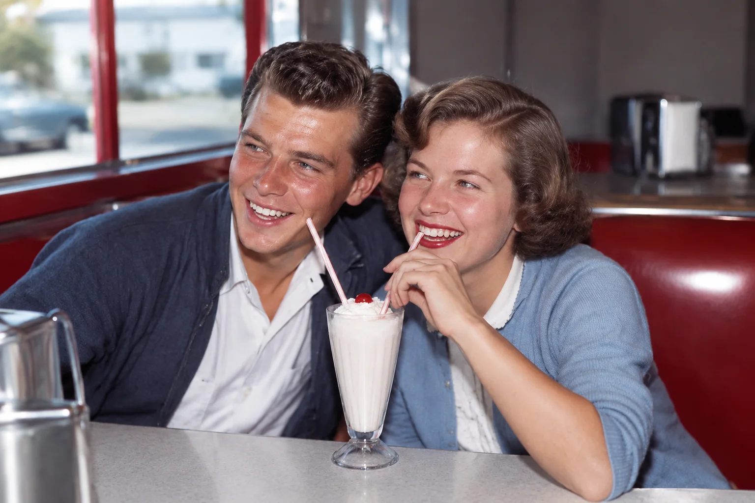 Diner couple, 1952