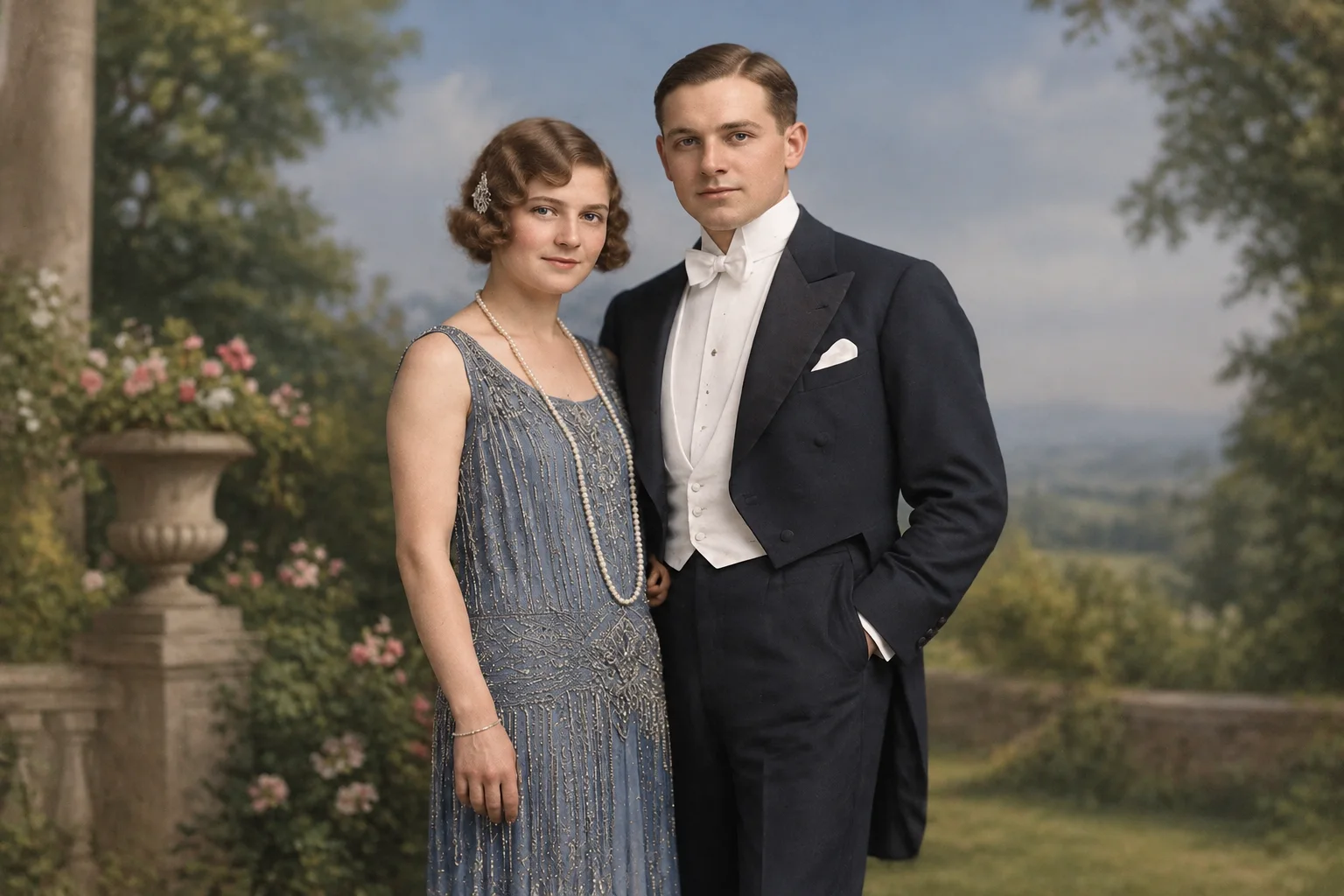 Jazz-age couple, 1925