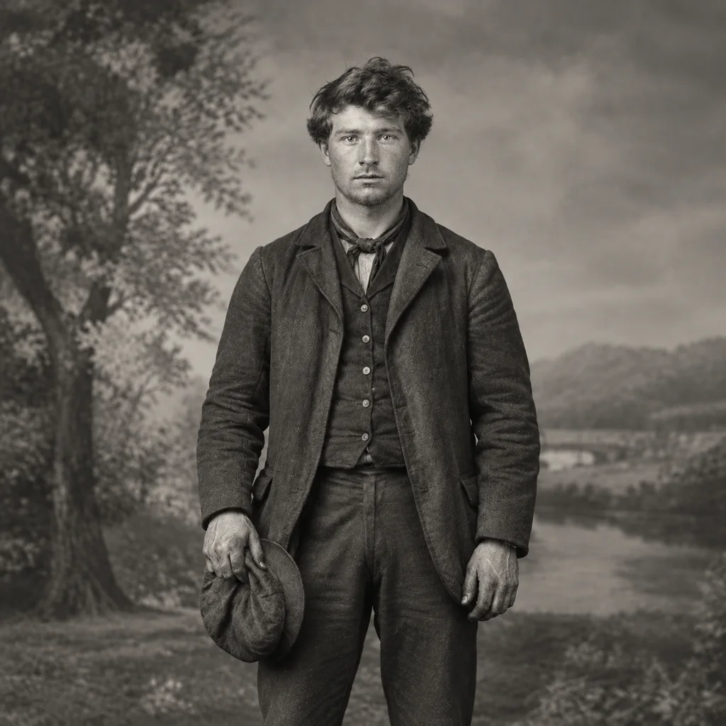 Railway worker, 1870s