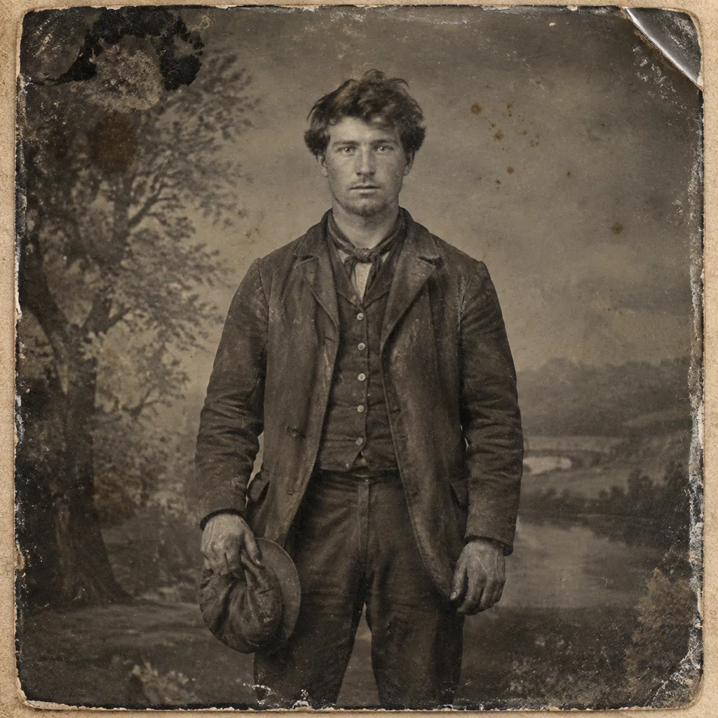 Before — Railway worker, 1870s